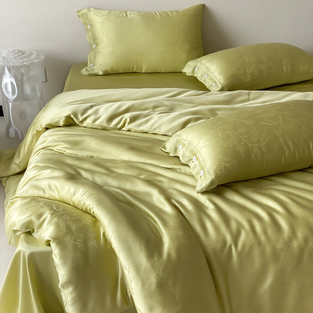 Lyocell bedding set, 4-piece, cooling
