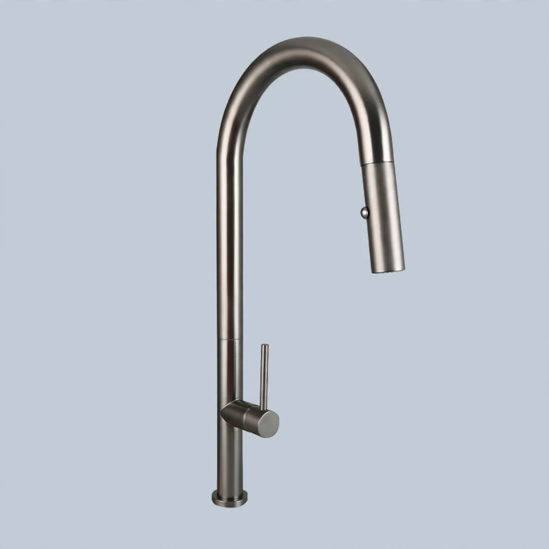 Stainless Steel Kitchen Faucet with Ceramic Valve