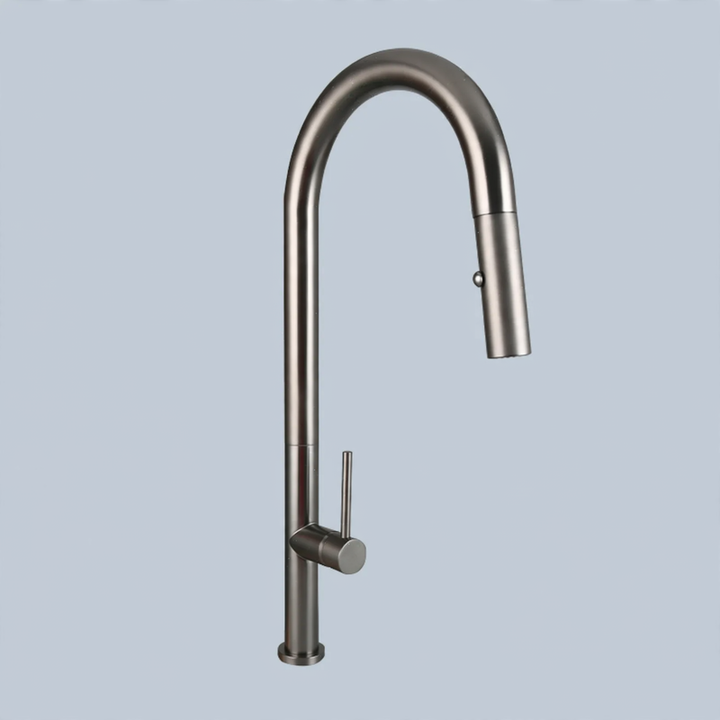 Stainless Steel Kitchen Faucet with Ceramic Valve