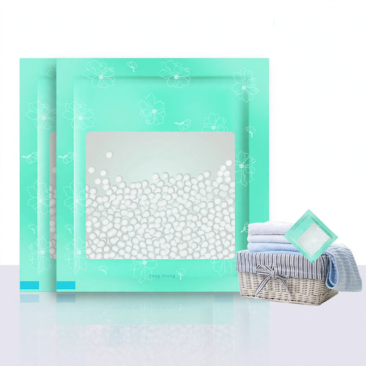 Fragrant dehumidifying bags against moisture and mold