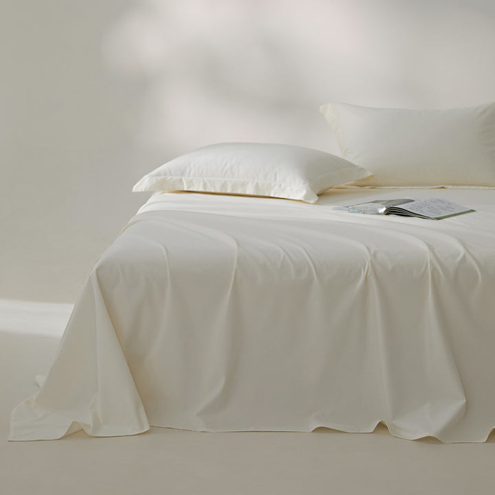 Cotton bed sheet, 100s long staple, single
