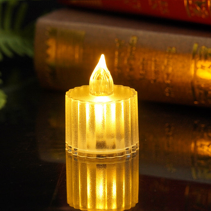 LED Tea Lights, transparent