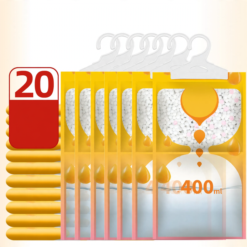 Moisture absorber bag set