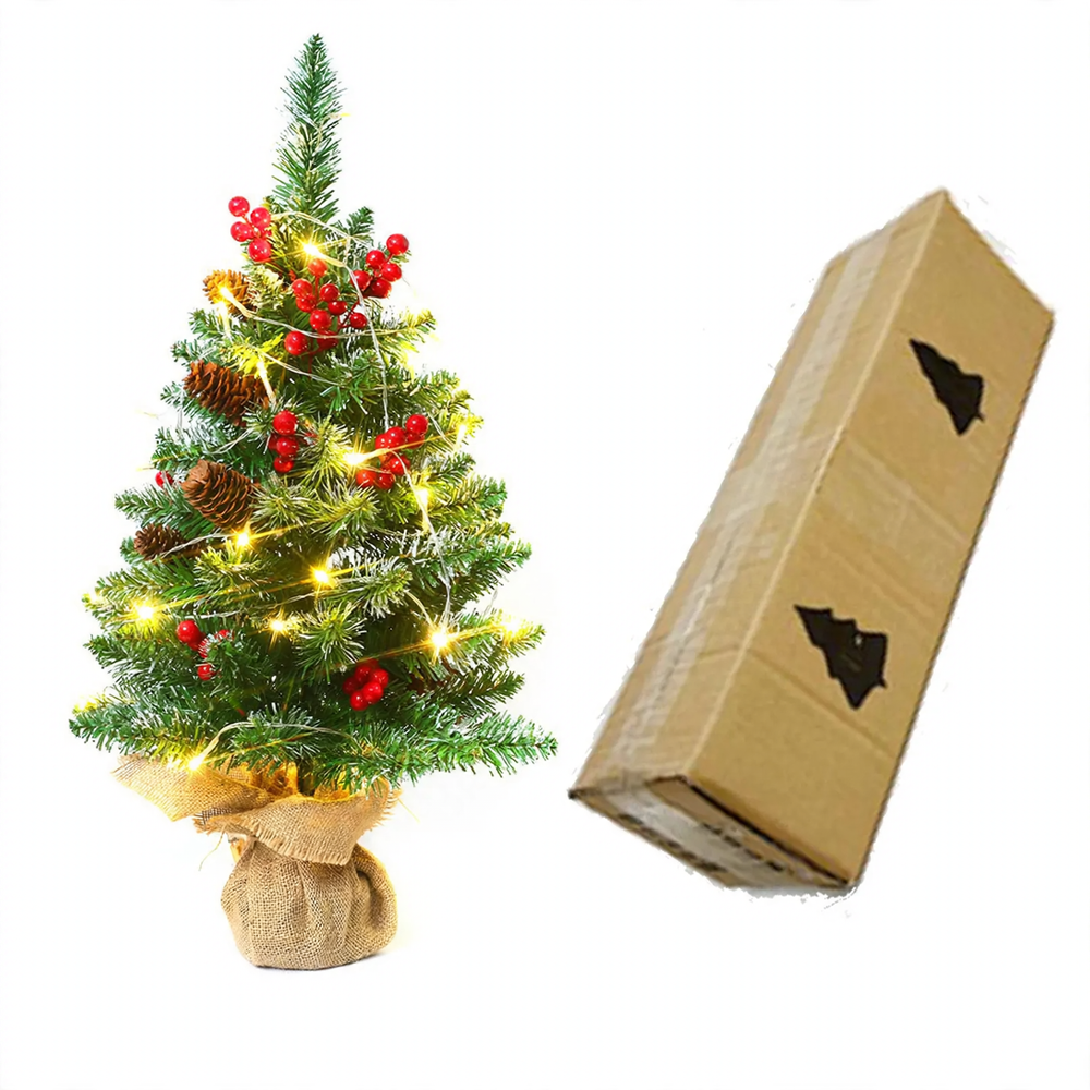 Mini Christmas tree with pine cones, 45/60 cm