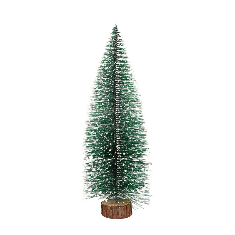 Mini Christmas tree with snow effect