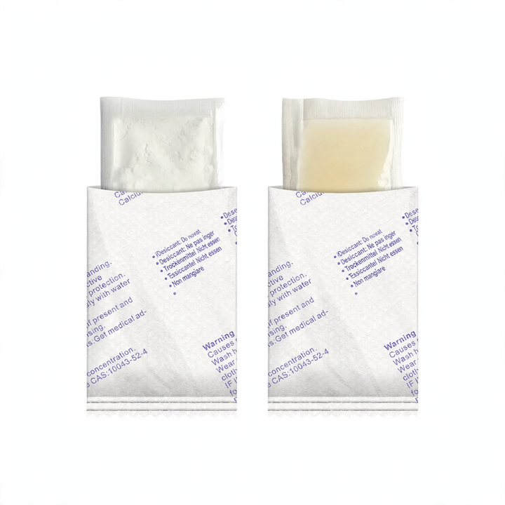 Calcium chloride desiccant, various sizes