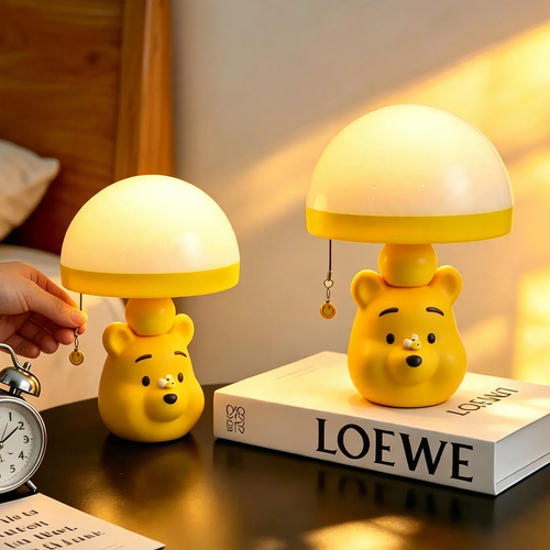 Table lamp bear, cartoon design