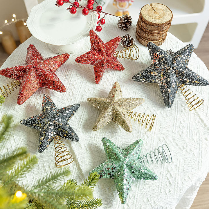 Christmas tree topper star made of foam