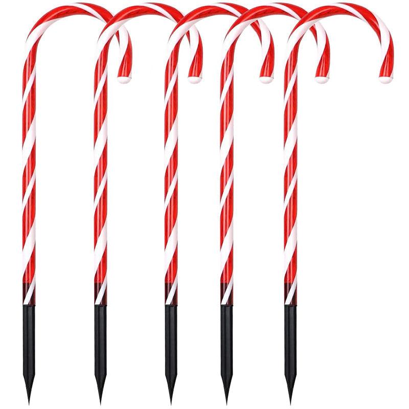 BowLift | Solar Candy Cane Christmas Decorations