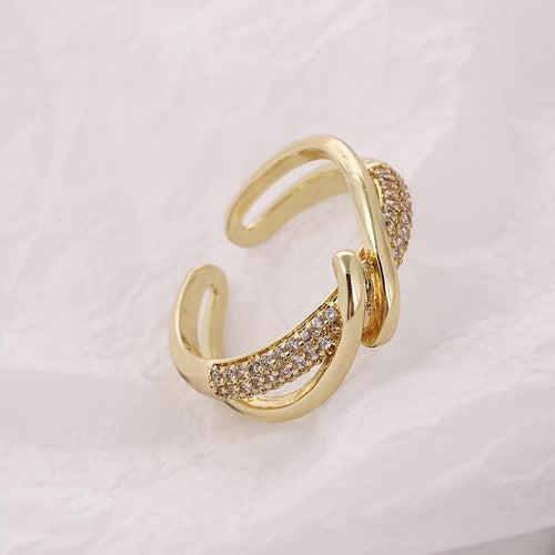 BowLift | Vintage gold-plated adjustable ring