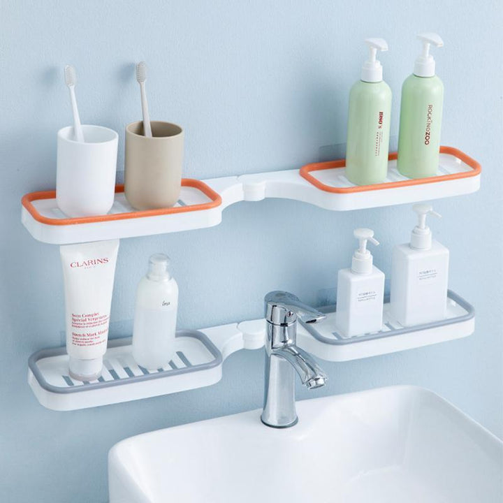 BowLift | Punch-free Corner Shelf for Bathroom
