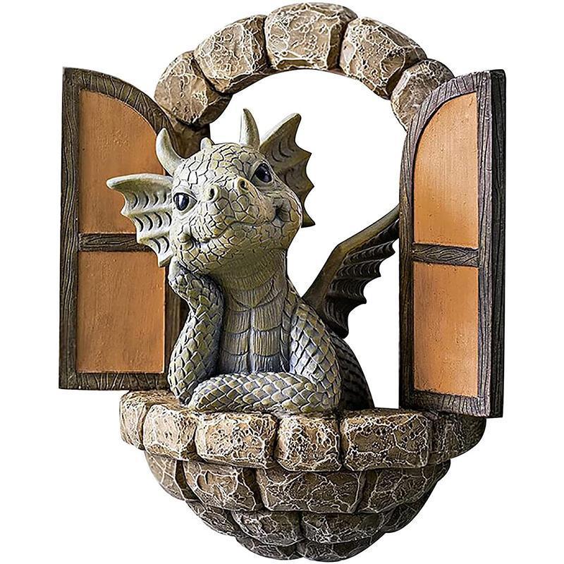 Cute Dragon Statue Ornament | Bowlift