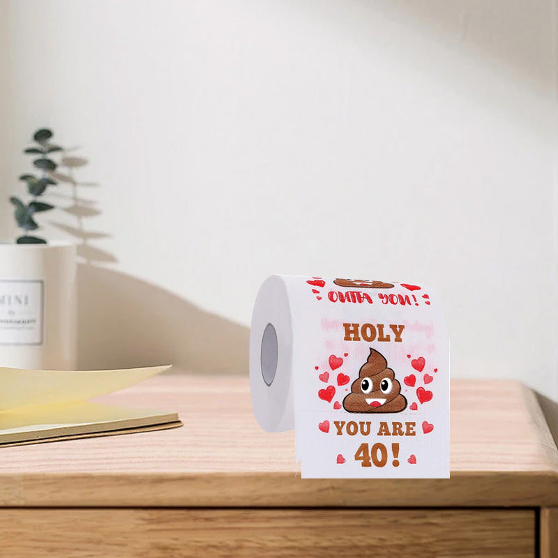 BowLift | Poop Happy Birthday Printed Toilet Paper