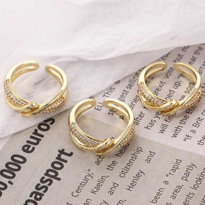 BowLift | Vintage gold-plated adjustable ring