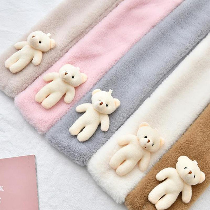 BowLift | Cute Bear Plush Bib for Adults and Children