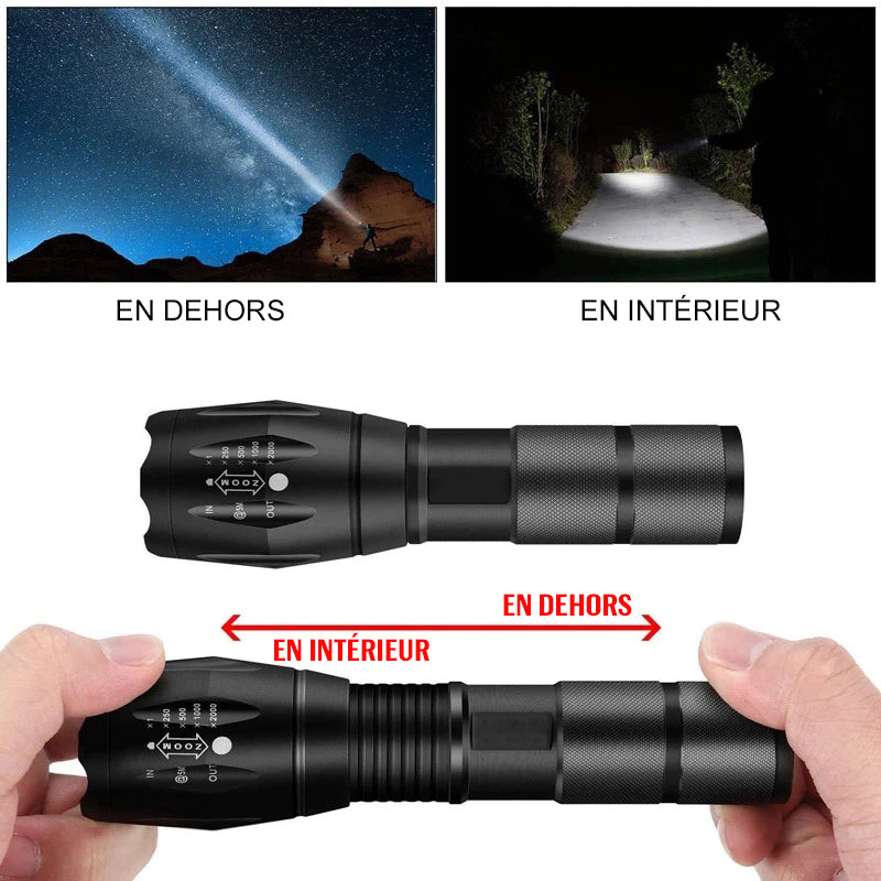 Military Flashlight Ultra Powerful | Bowlift