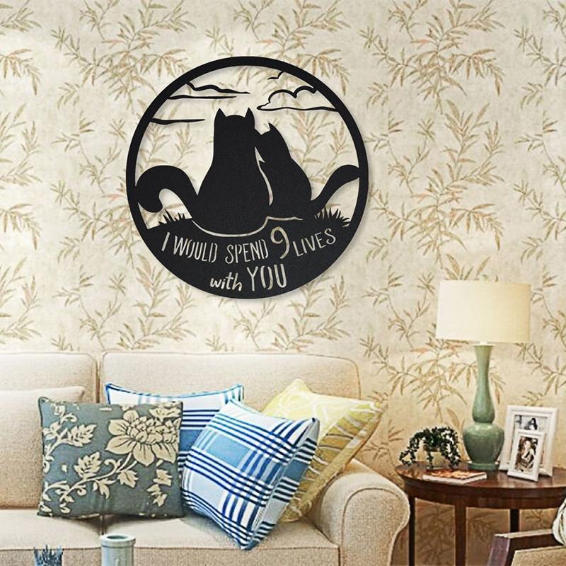 BowLift | Metal Cat Silhouette Decoration Art