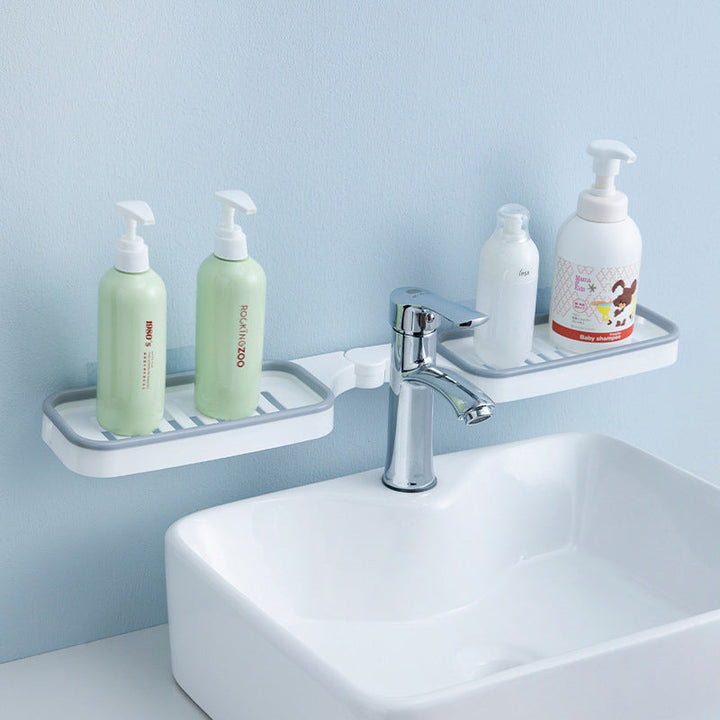 BowLift | Bathroom Corner Punch-Free Rack