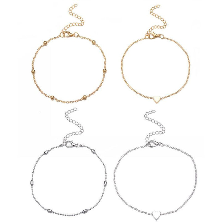 BowLift | Fashion Heart Anklets for Women