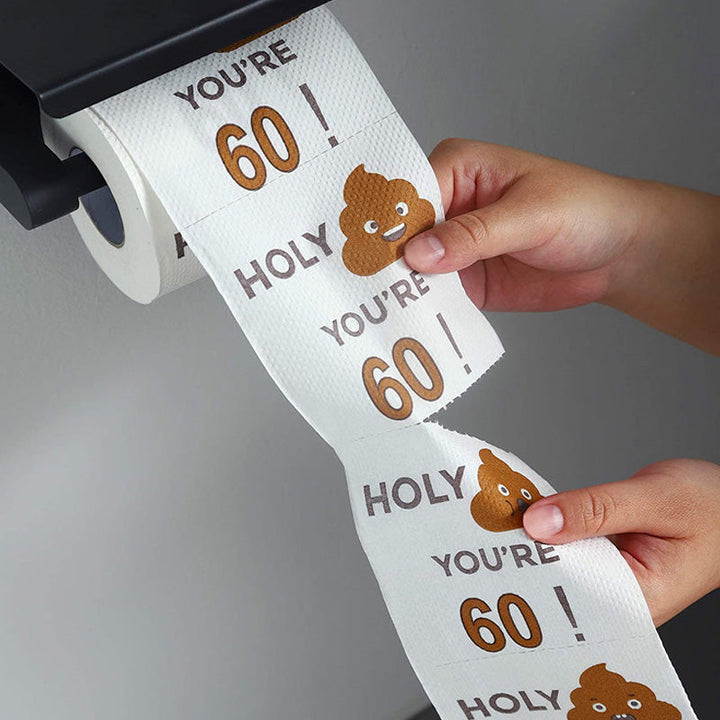 BowLift | Poop Happy Birthday Printed Roll Paper
