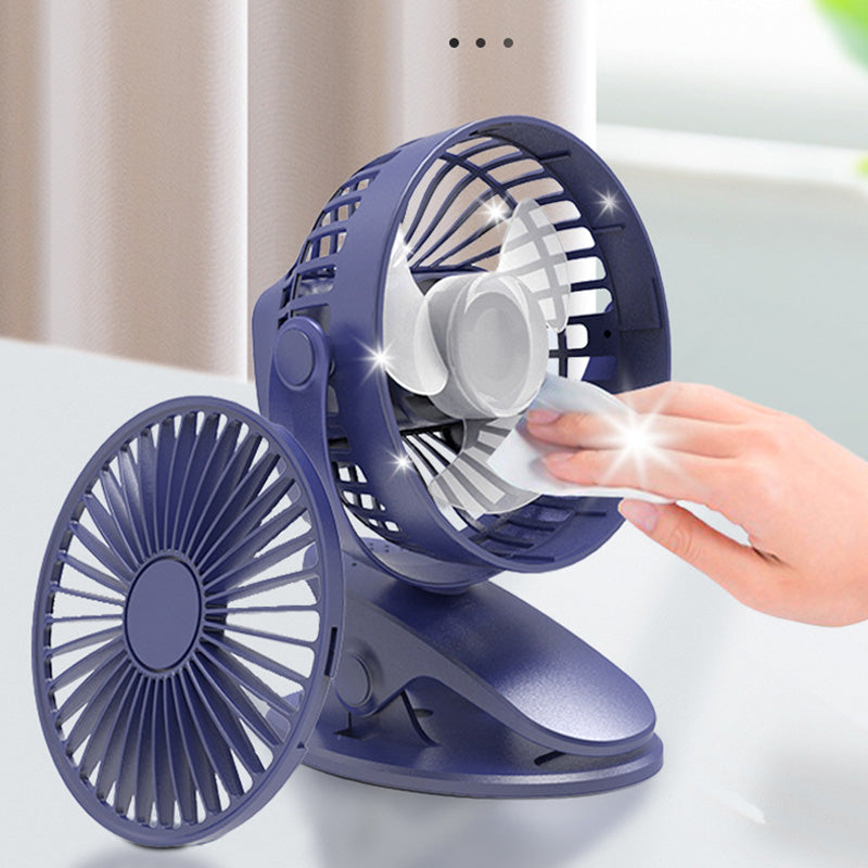 Clip Type USB Rechargeable Mini Electric Fan | Bowlift
