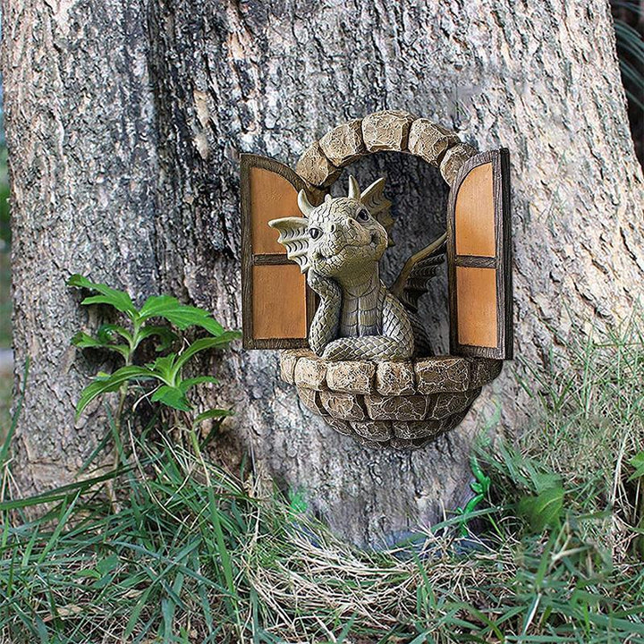 Cute Dragon Statue Ornament | Bowlift