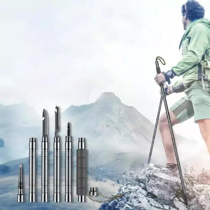 BowLift | Multifunctional collapsible hiking pole