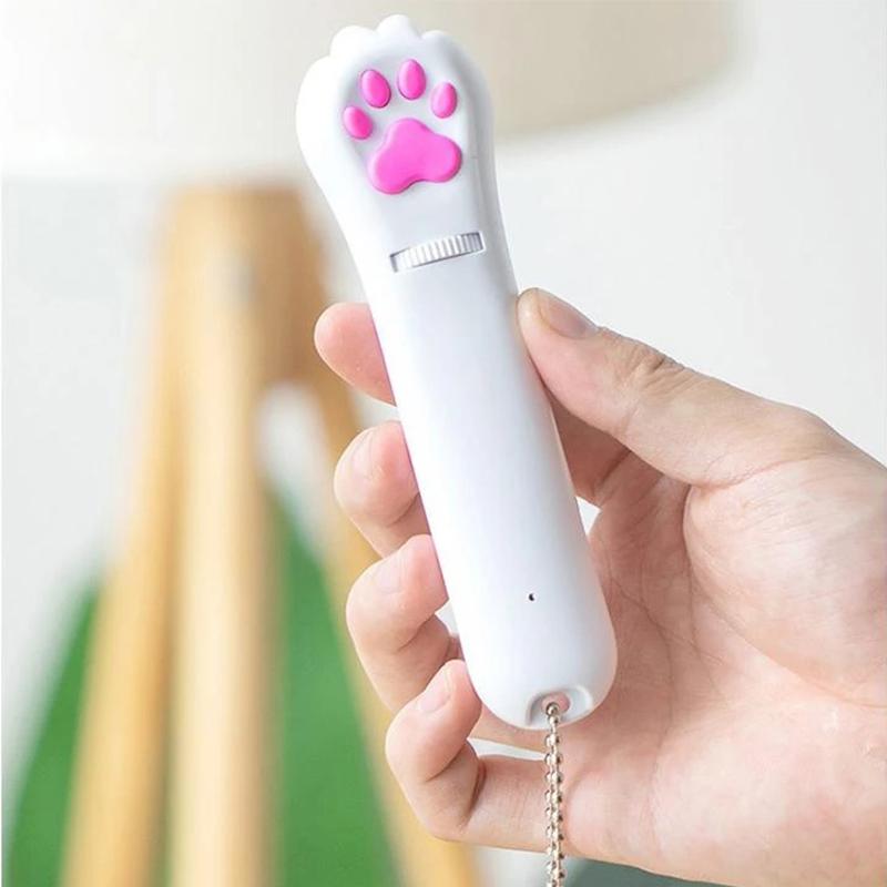 BowLift | PurrPlay USB Rechargeable Cat Laser Toy – Interactive LED Light with 4 Cartridges