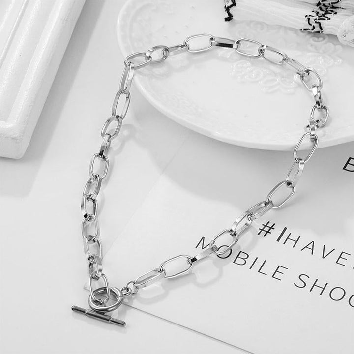 BowLift | Thick Chain Closure Necklace
