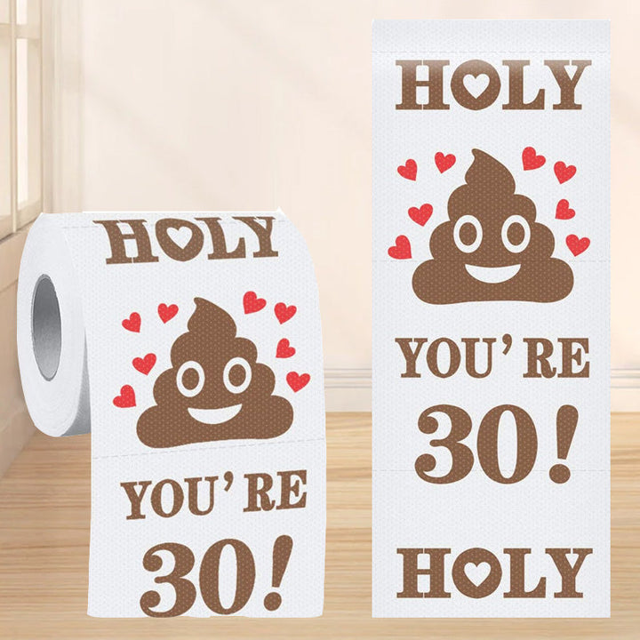 BowLift | Poop Happy Birthday Printed Roll Paper