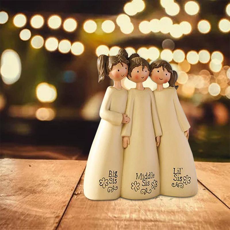 Celebrating Friendship Gifts Statue - Hand-Painted Sculptures Ornament | Bowlift