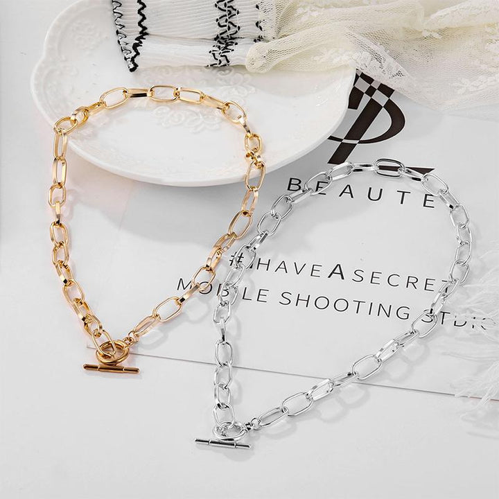 BowLift | Thick Chain Closure Necklace