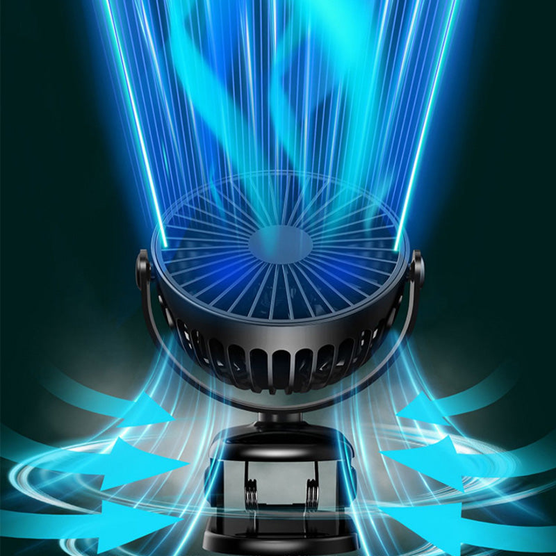 Clip Type USB Rechargeable Mini Electric Fan | Bowlift