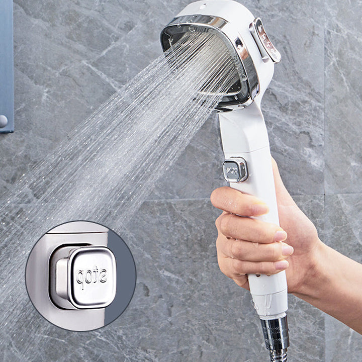 BowLift | 4-mode Handheld Pressurized Shower Head with Pause Switch