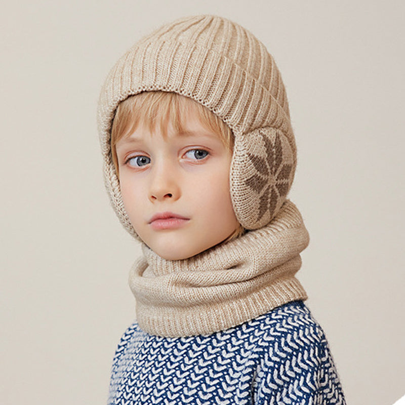 BowLift | Kids Winter Fleece Scarf Suit Knit Hat