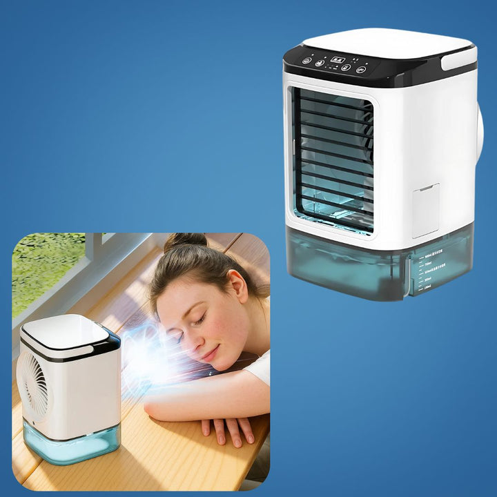Quiet 12W Cooling Fan – 900ml Tank – Energy Saving – Bedroom Desk Use – Fast Cooling – Sleep Comfort Bowlift