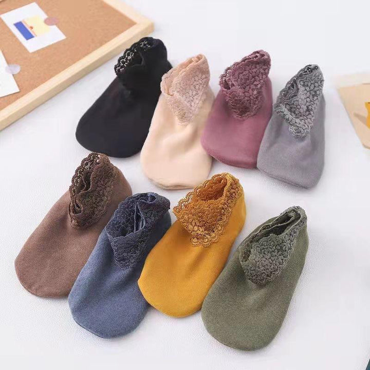 BowLift | Winter New Fashion Lace Warm Socks