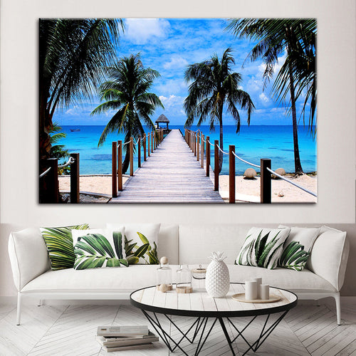 Maldives Vacation - Canvas Wall Art Painting | Bowlift