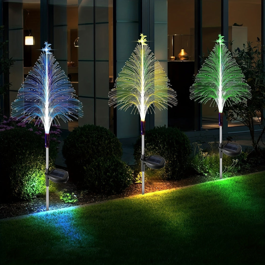 BowLift | LightGarden Solar Set – 3 Color Changing LED Garden Lights on Solar Power