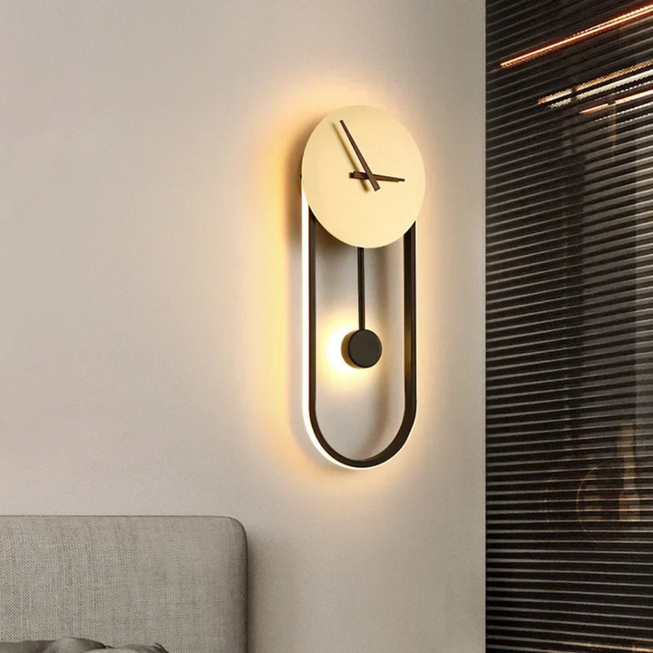 BowLift | LED Wall Clock in Minimalist Style Horalis