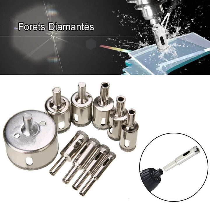 Diamond drill bit S (10 pieces) | Bowlift