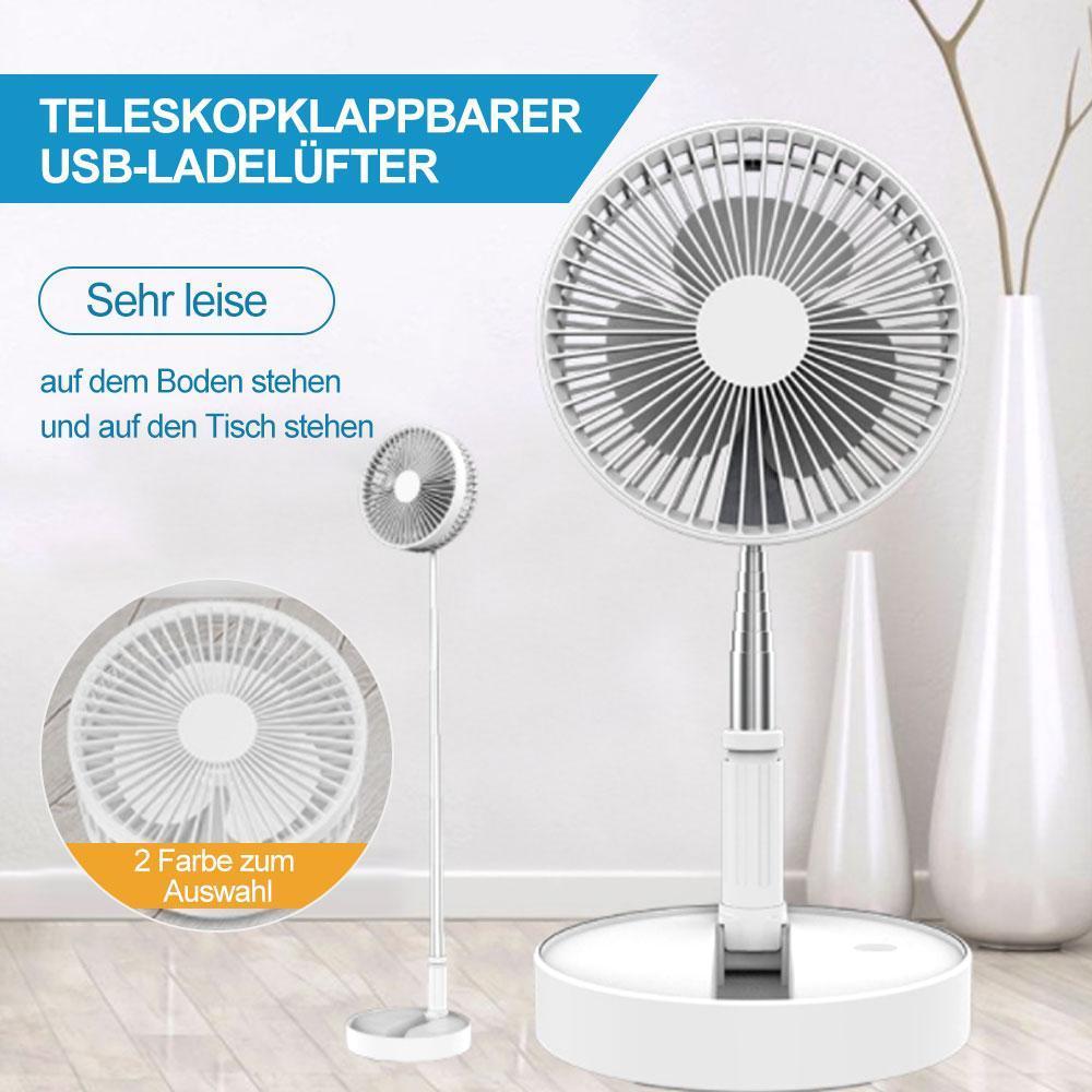 Telescope collapsible USB charging fan | Bowlift