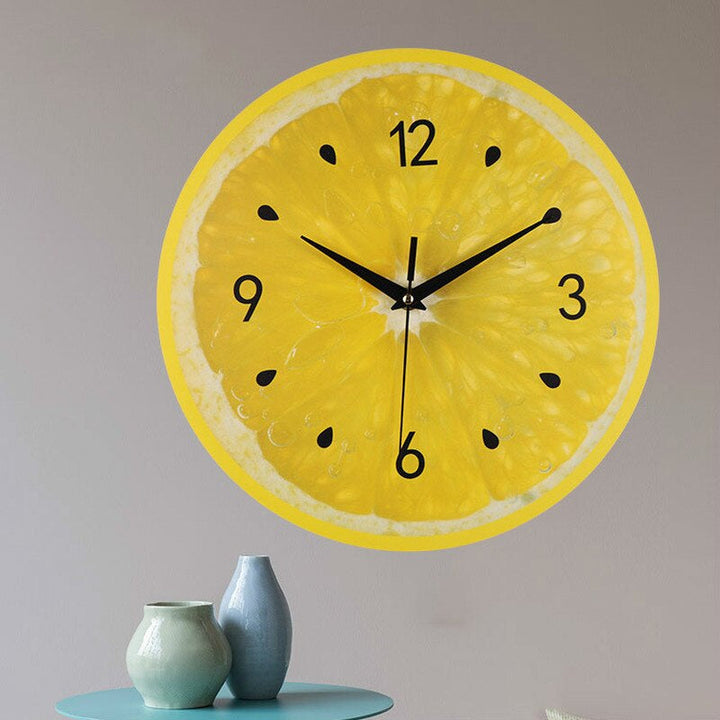 BowLift | Lemon Inspired Wall Clock for a Cheerful Kitchen