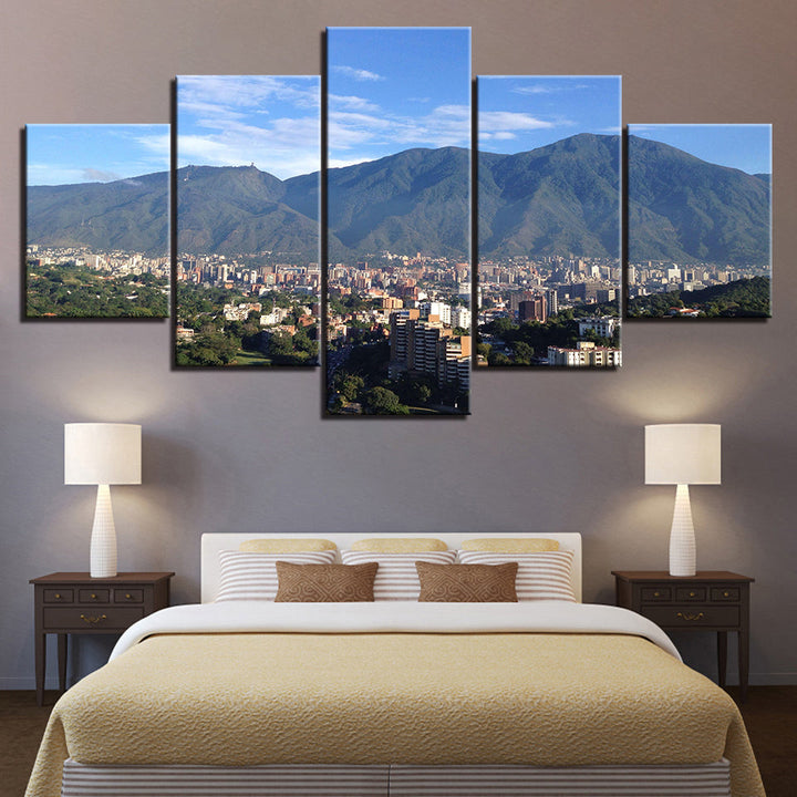 City Scenery-Canvas Wall Art Painting | Bowlift