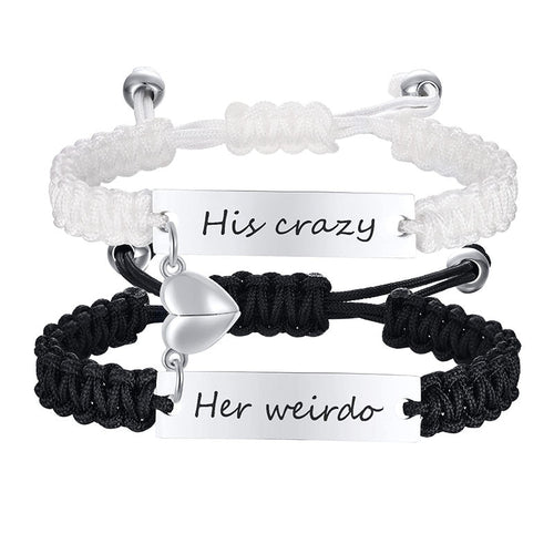BowLift | Magnetic Couple Braided Bracelets