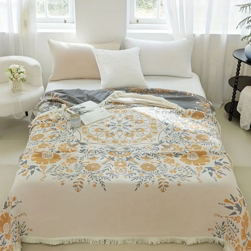 BowLift | Versailles-Inspired Reversible Floral Blanket