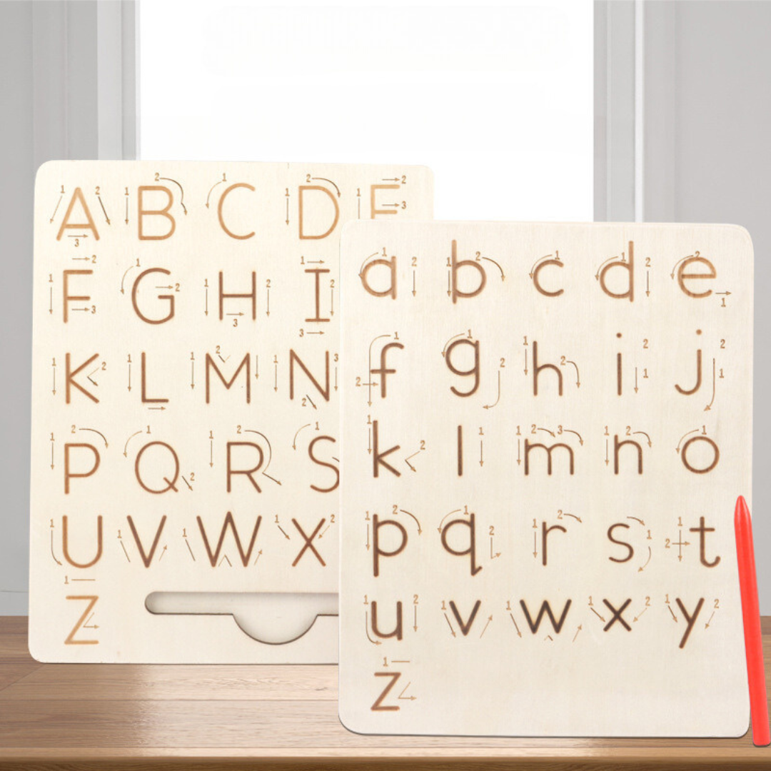 BowLift | Wooden Alphabet Board