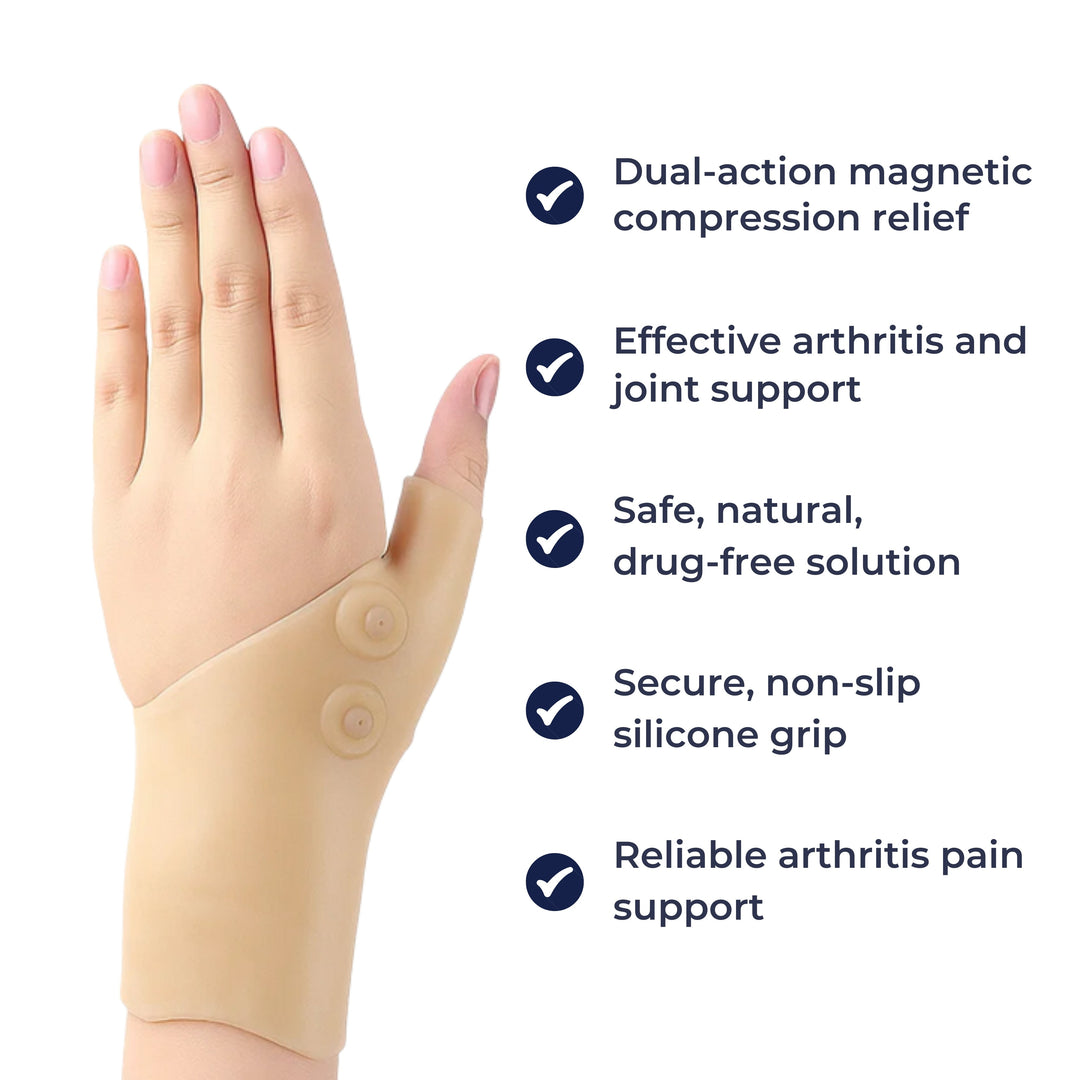Pain Relief + Compression – Non-Slip Silicone – Arthritis & Joint Support for Everyday Comfort Bowlift