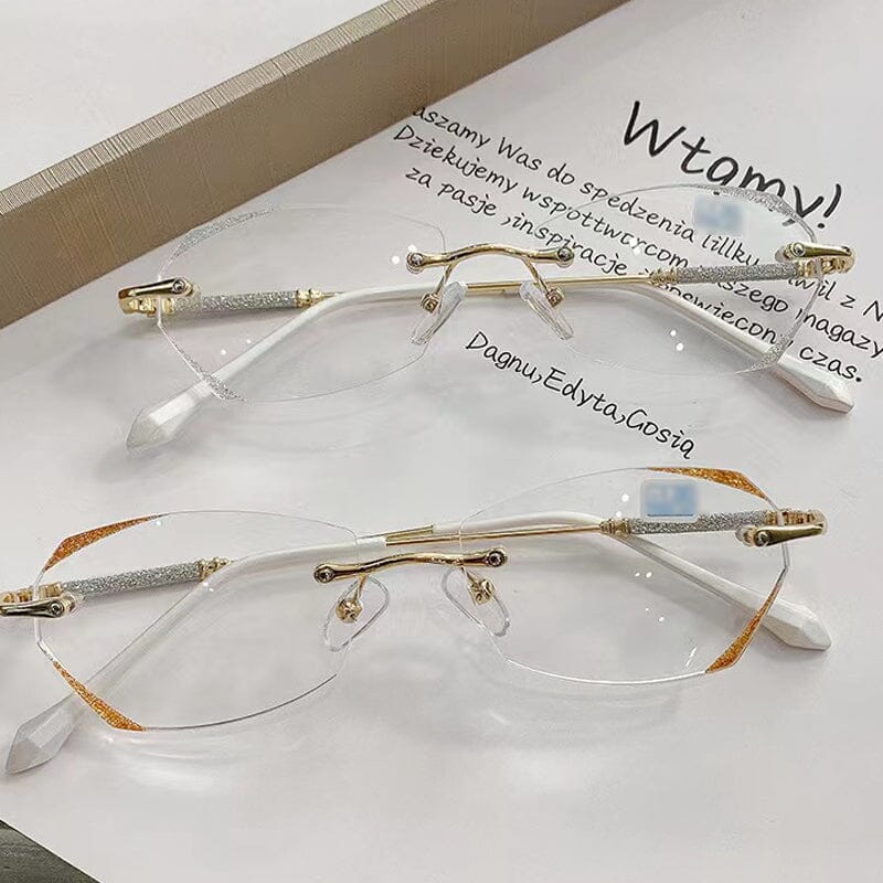 BowLift | Fashionable rimless anti-blue light reading glasses
