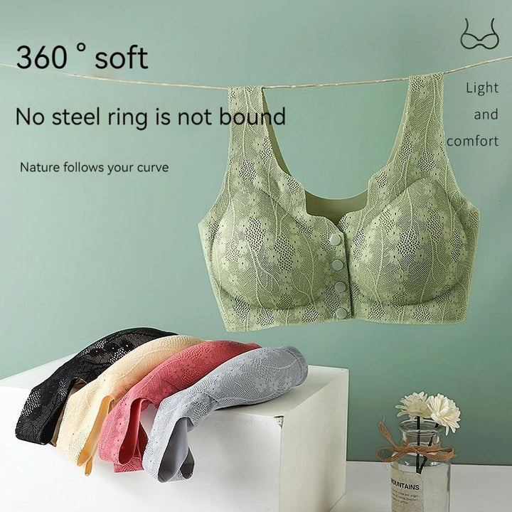BowLift | Comfortable and practical bra with a button placket at the front
